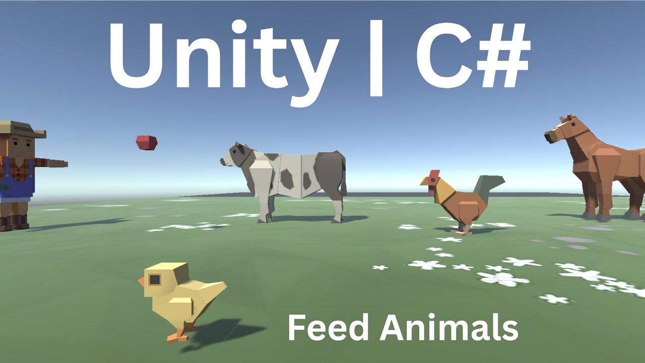 #2 Unity—C# 🐕🤠 | FarmerGame  - List , onTriggerEnter , BoxCollider ,InvokeRepeating ,  Destroy