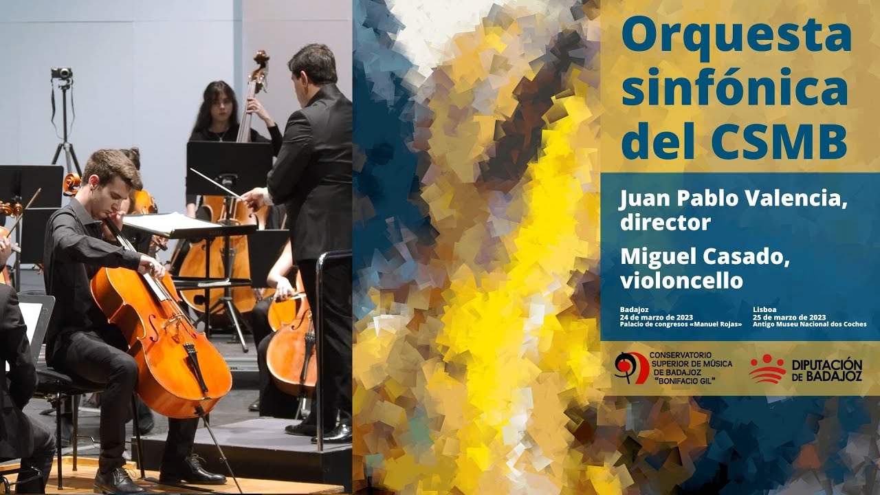 Mussorgsky - Saint-Saëns [Badajoz - 4K] Orquesta sinfónica CSMB. 2º encuentro marzo 2023. Parte I
