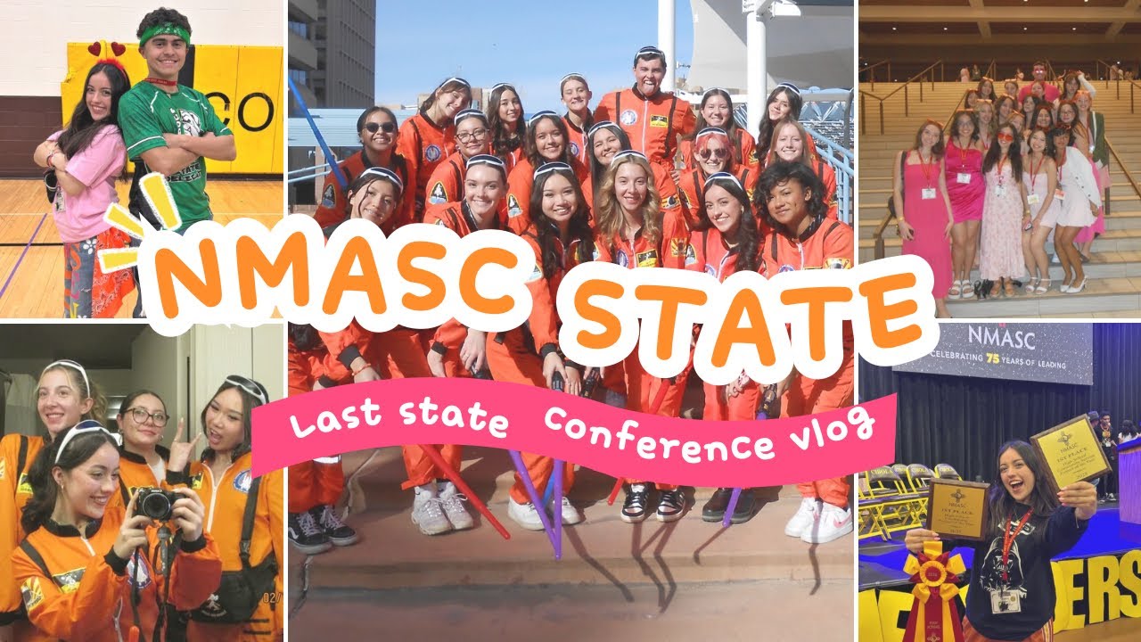 NMASC STATE CONFERENCE 2025 VLOG 🧡✨🪐