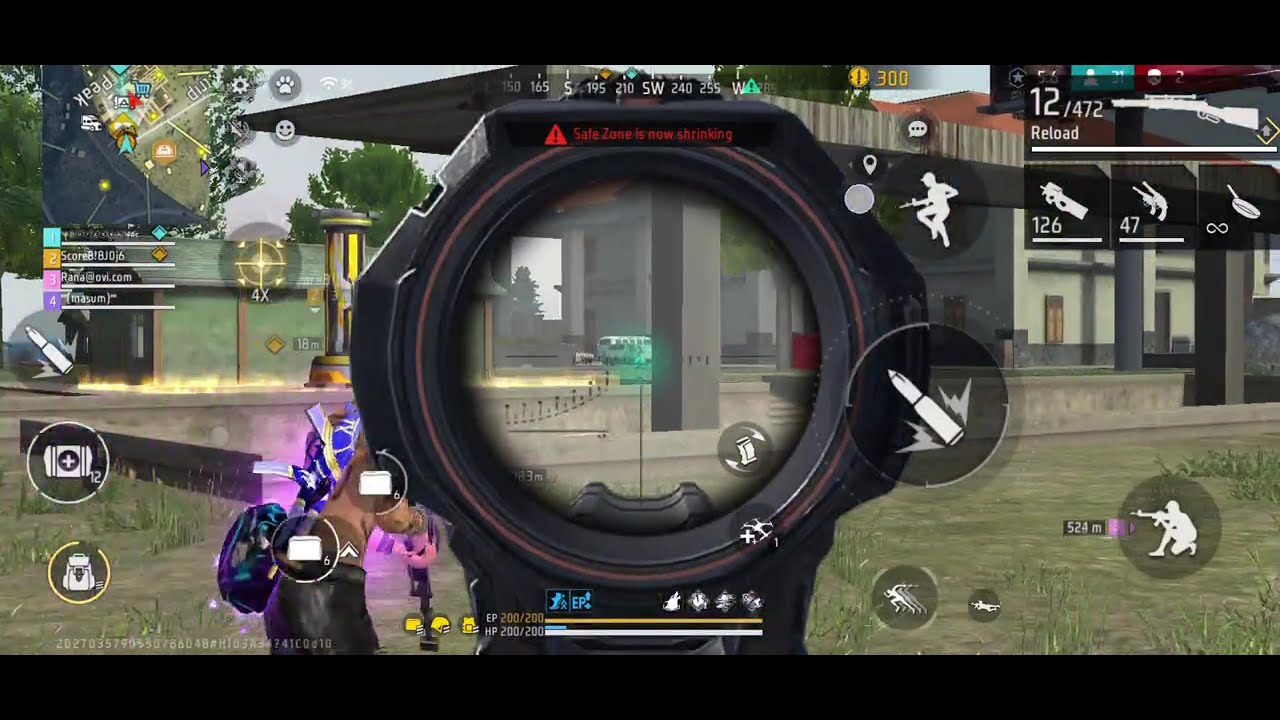 Br ranked Free fire gameplay #freefire #brranked 