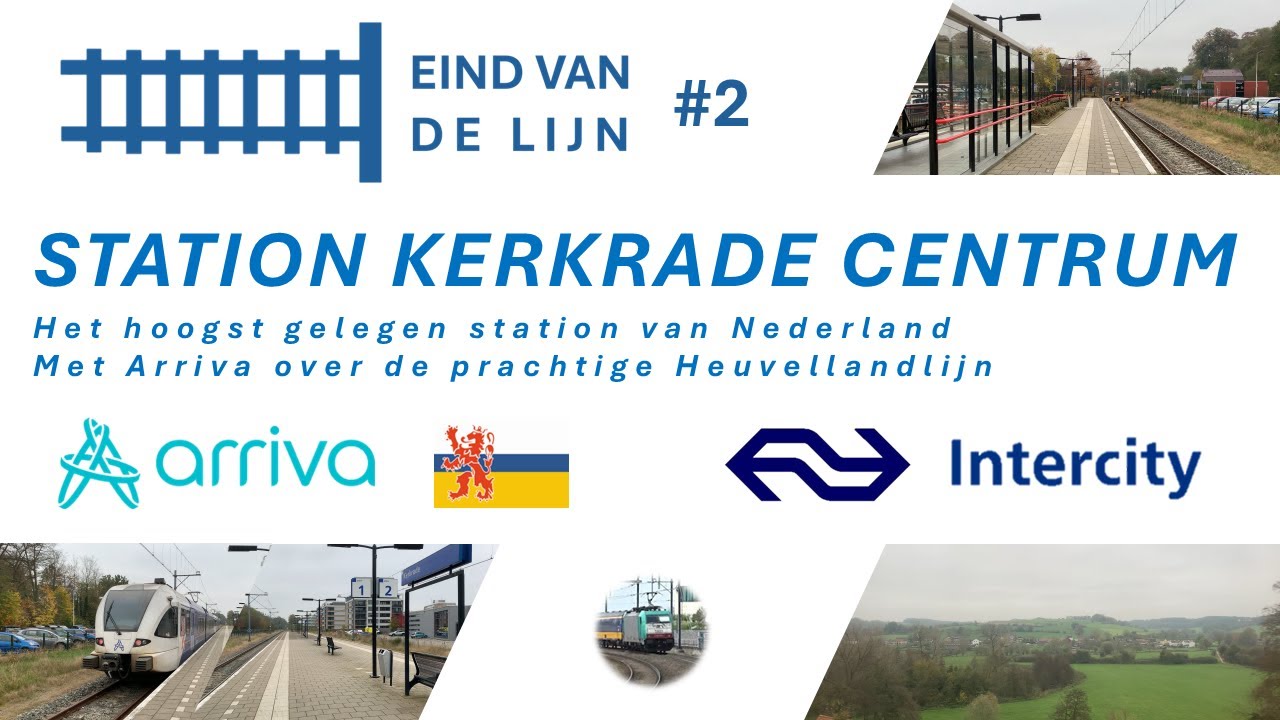 Het HOOGST GELEGEN station in NEDERLAND, Heuvellandlijn - EIND VAN DE LIJN #2 #detreinreizigervlogt