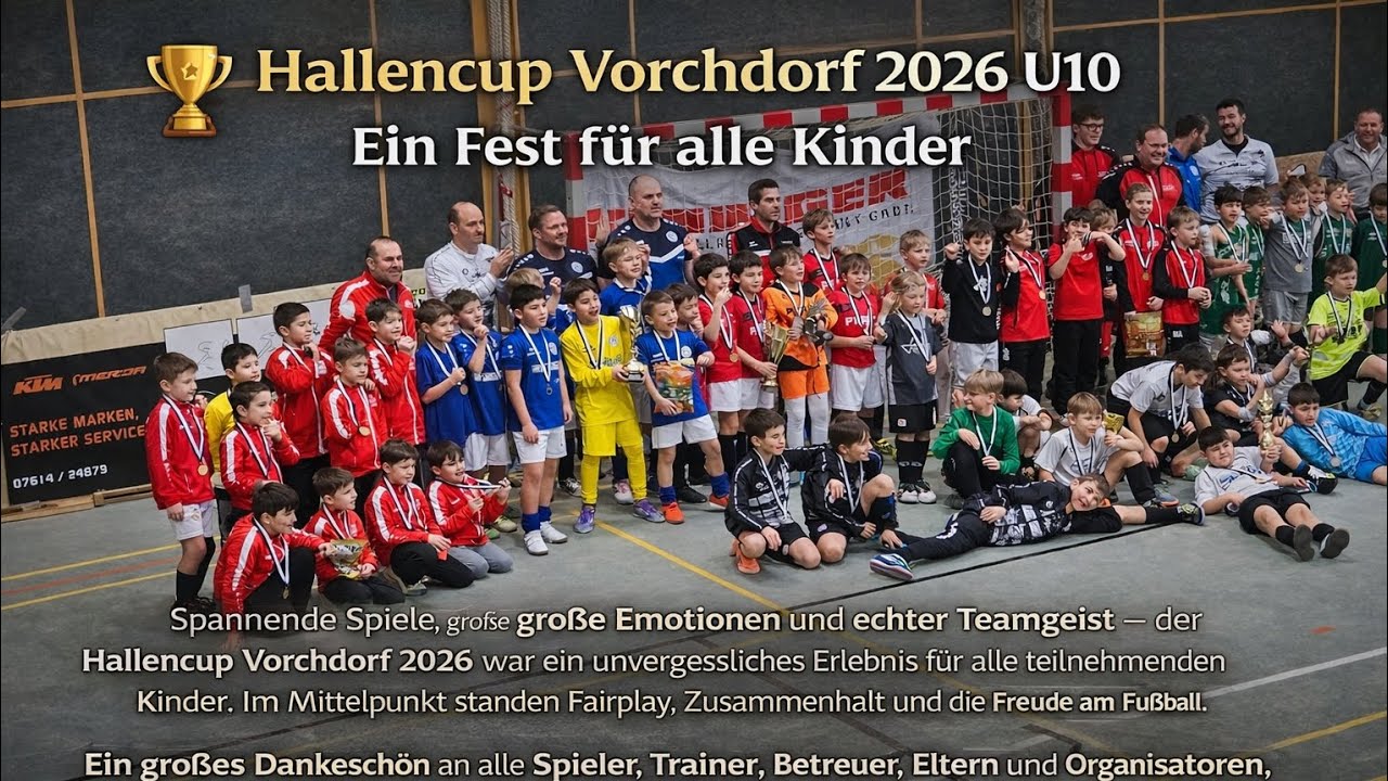  FC Spitz Attnang U11 – Kinderfußball mit Spaß, Teamgeist & Fairplay | Hallencup Vorchdorf 2026