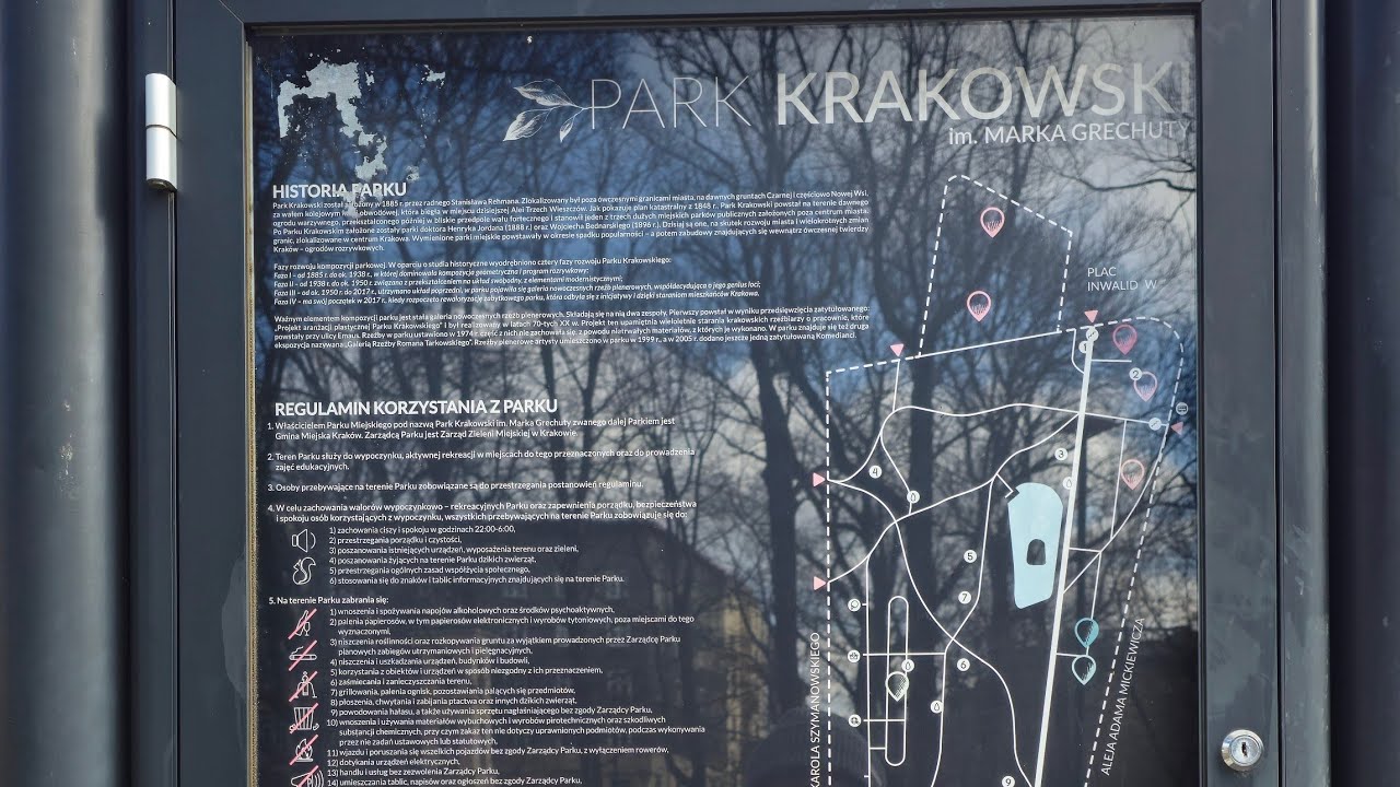 Kraków  - Park Krakowski  a walk through  - [16.03.2025]