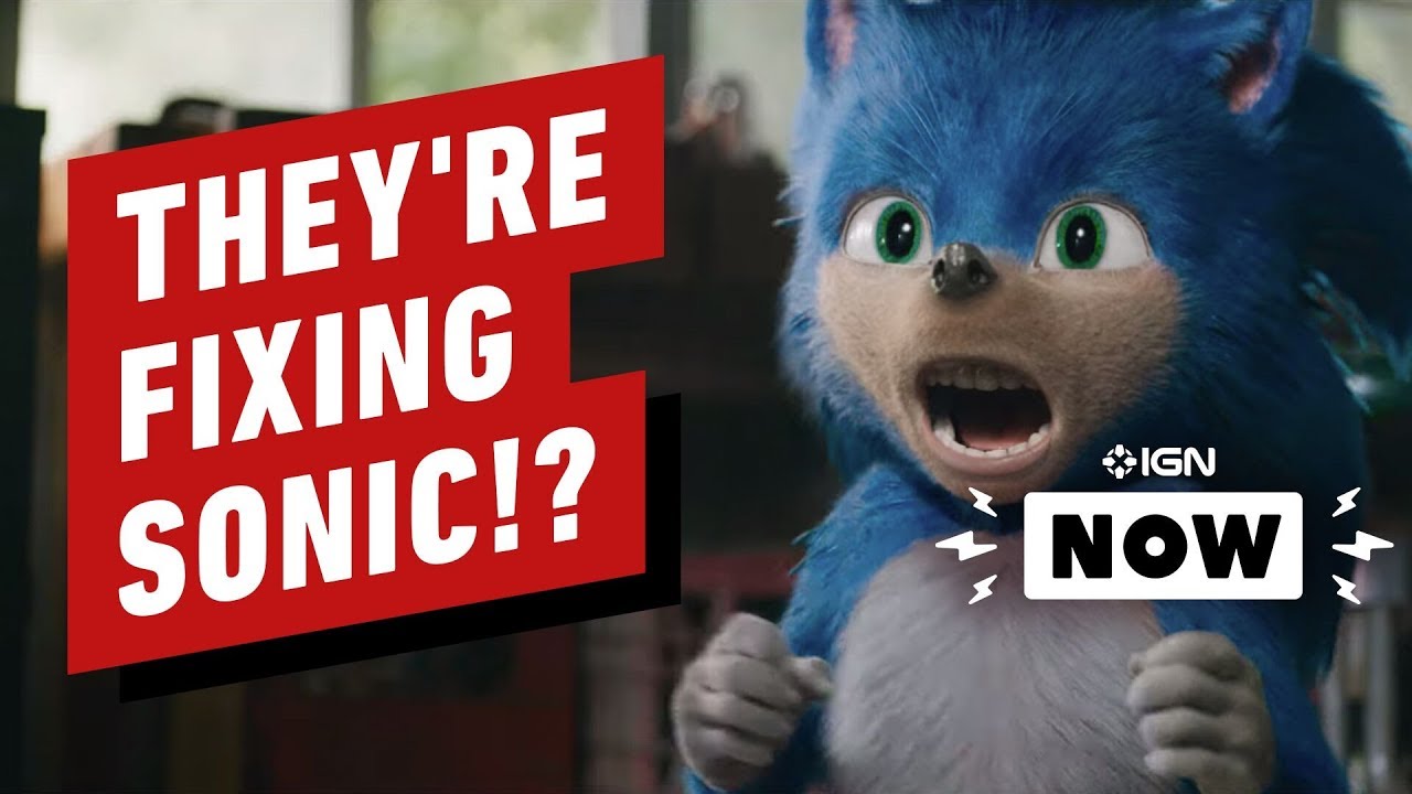 Sonic The Hedgehog Movie Design Is Being Fixed!? - IGN Now