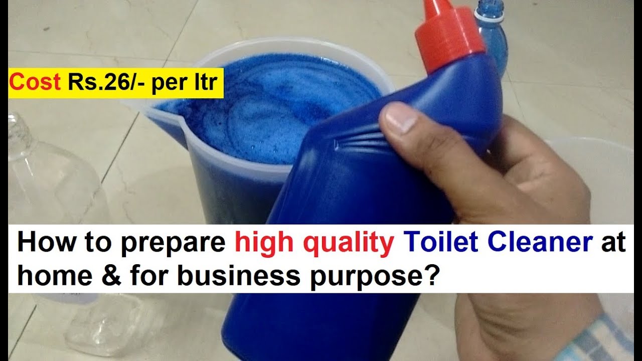 Toilet Cleaner Making 100% Real Formula - टॉयलेट क्लीनर बनाने का फॉर्मूला