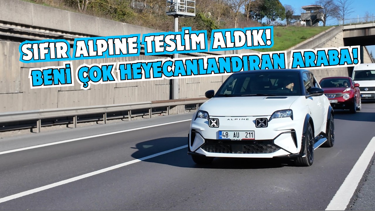 SIFIR ALPINE A290 GT TESLİM ALDIK!