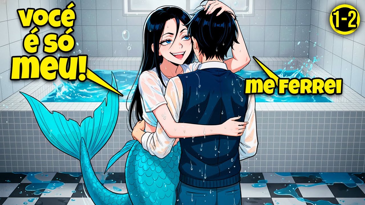 Ele SALVOU uma SEREIA quando Criança… Agora Ela o PROÍBE de NAMORAR - Manhwa Recap (1-2)