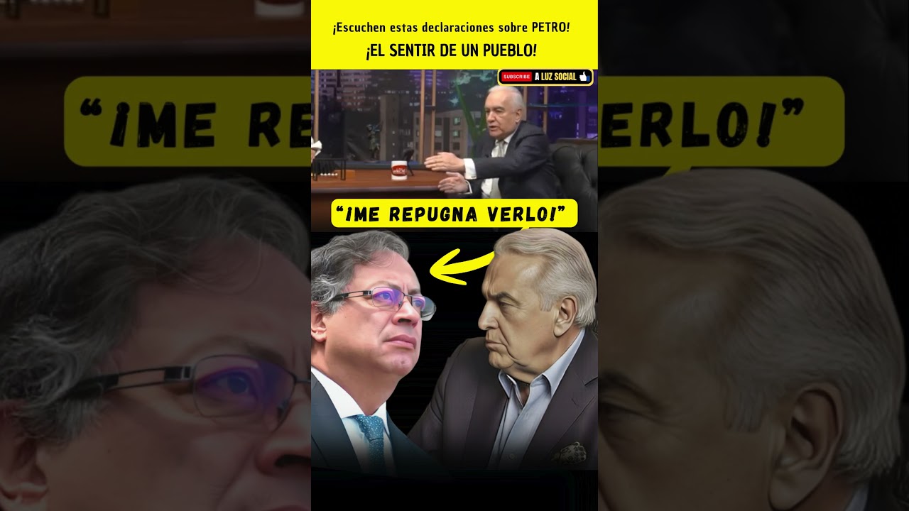 &iexcl;AS&Iacute; ES! &iexcl;A PETRO REPUGNA VERLO! #shorts #colombia #noticias #petro #derecha