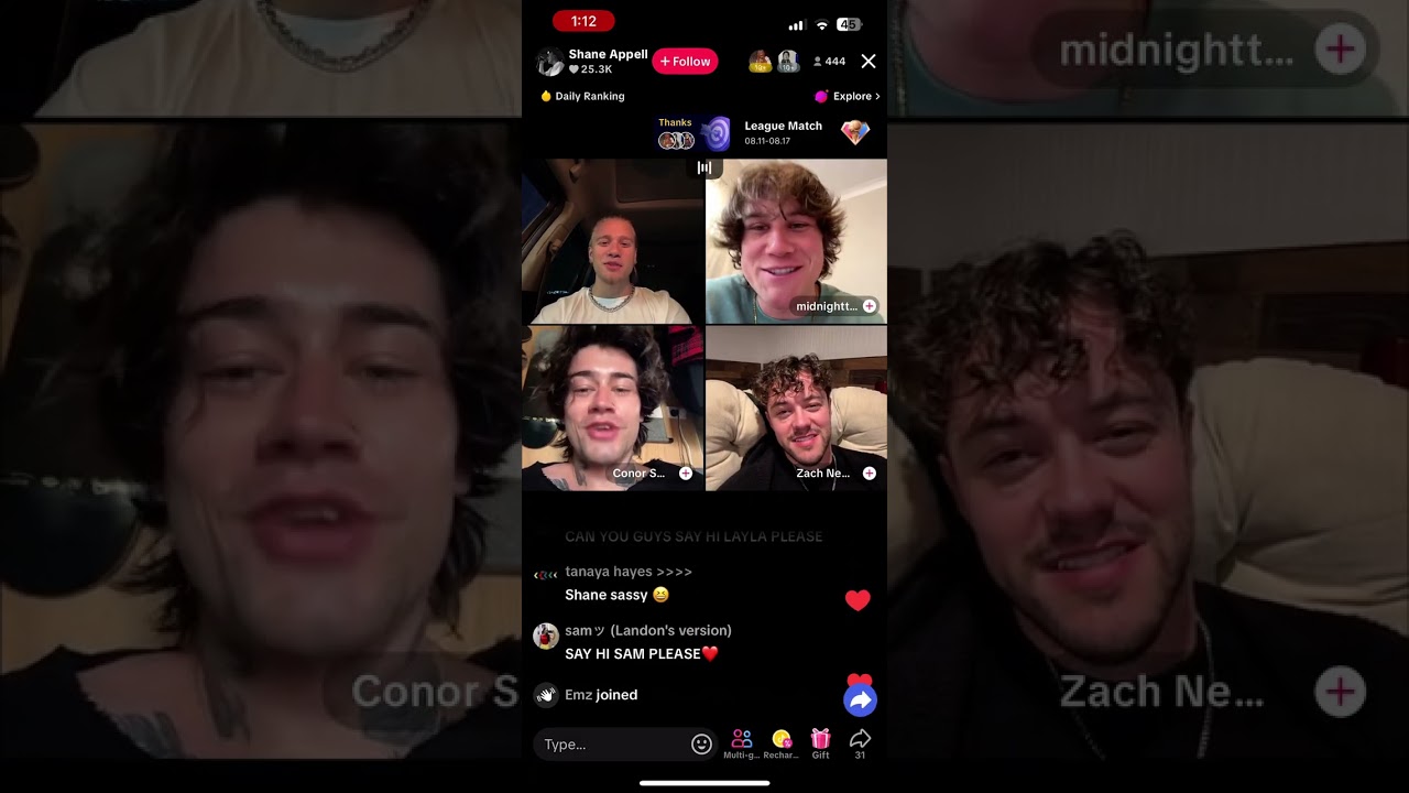 midnight til morning tiktok live stream