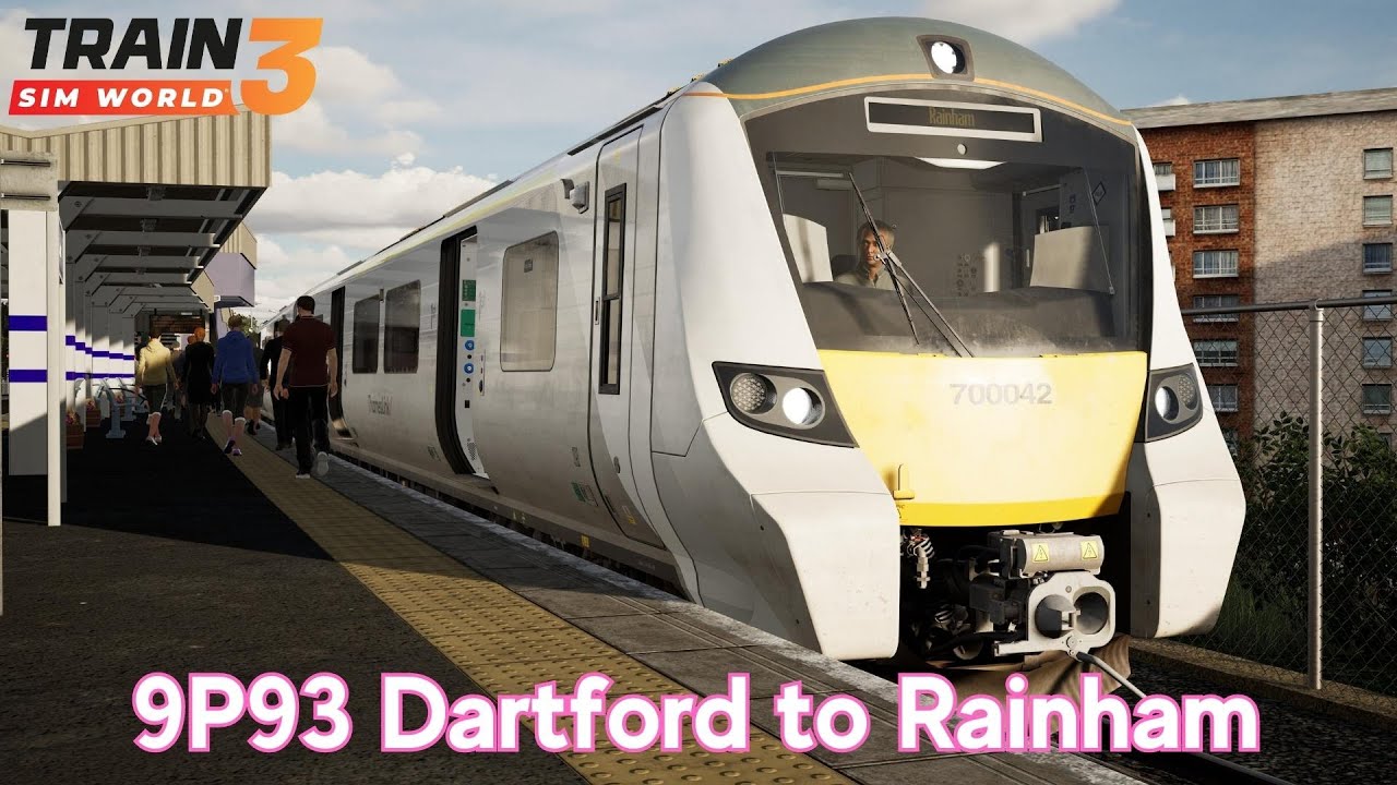 9P93 Dartford to Rainham - Southeastern High Speed - Class 700 - Train Sim World 3