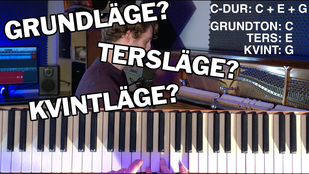 Grundläge, tersläge och kvintläge, vad betyder det? [PIANOSKOLAN]