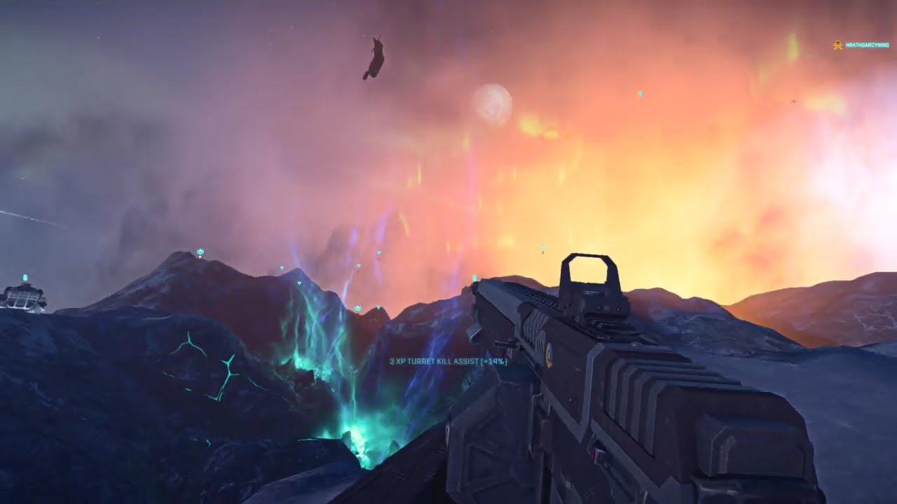 PlanetSide 2 - Esamir field battle