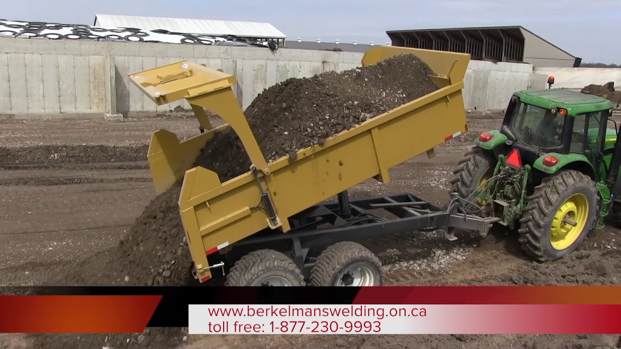 NEW! 2018 Heavy Duty 16 Ton Hydraulic Farm or Construction Dump Trailer with 32,000lb load capacity