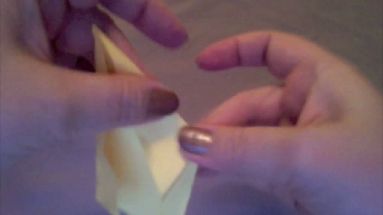 origami-Lover's Knot & Heart Note by The Origami Lady