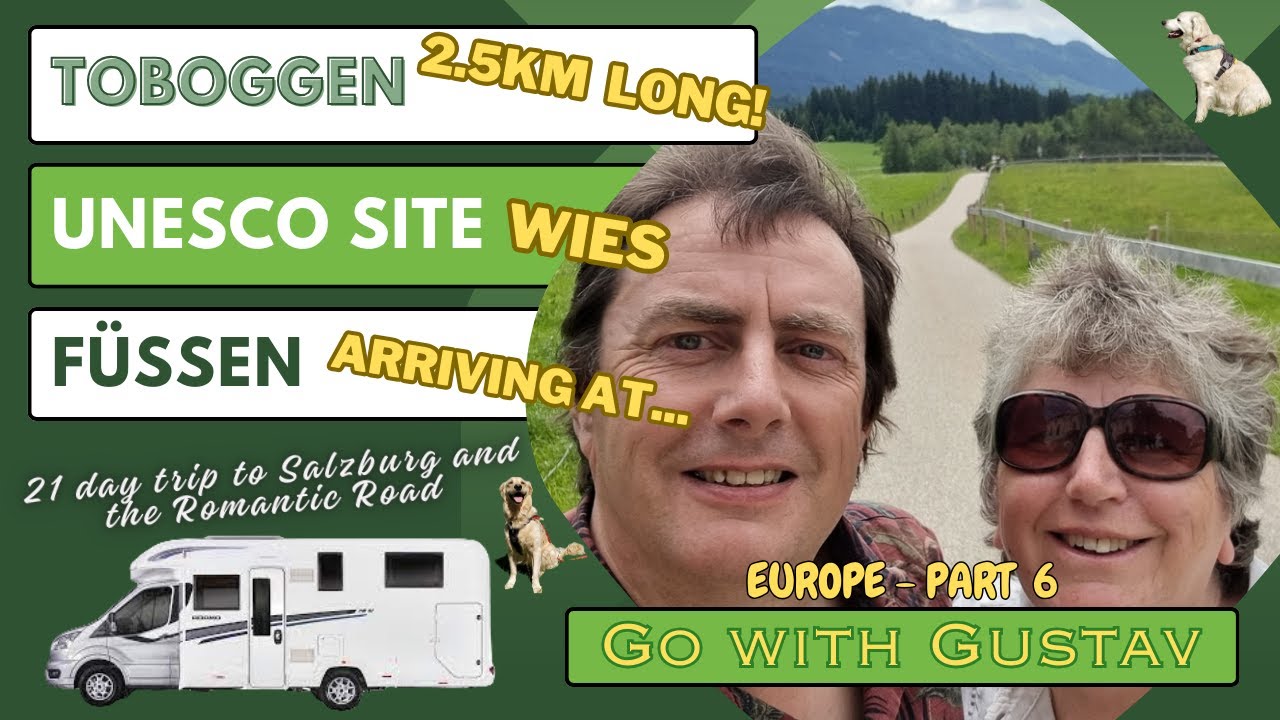 Romantic Road | Toboggan Thrills, UNESCO & Füssen Wohnmobilpark Exploration! Alpine Road Adventure: