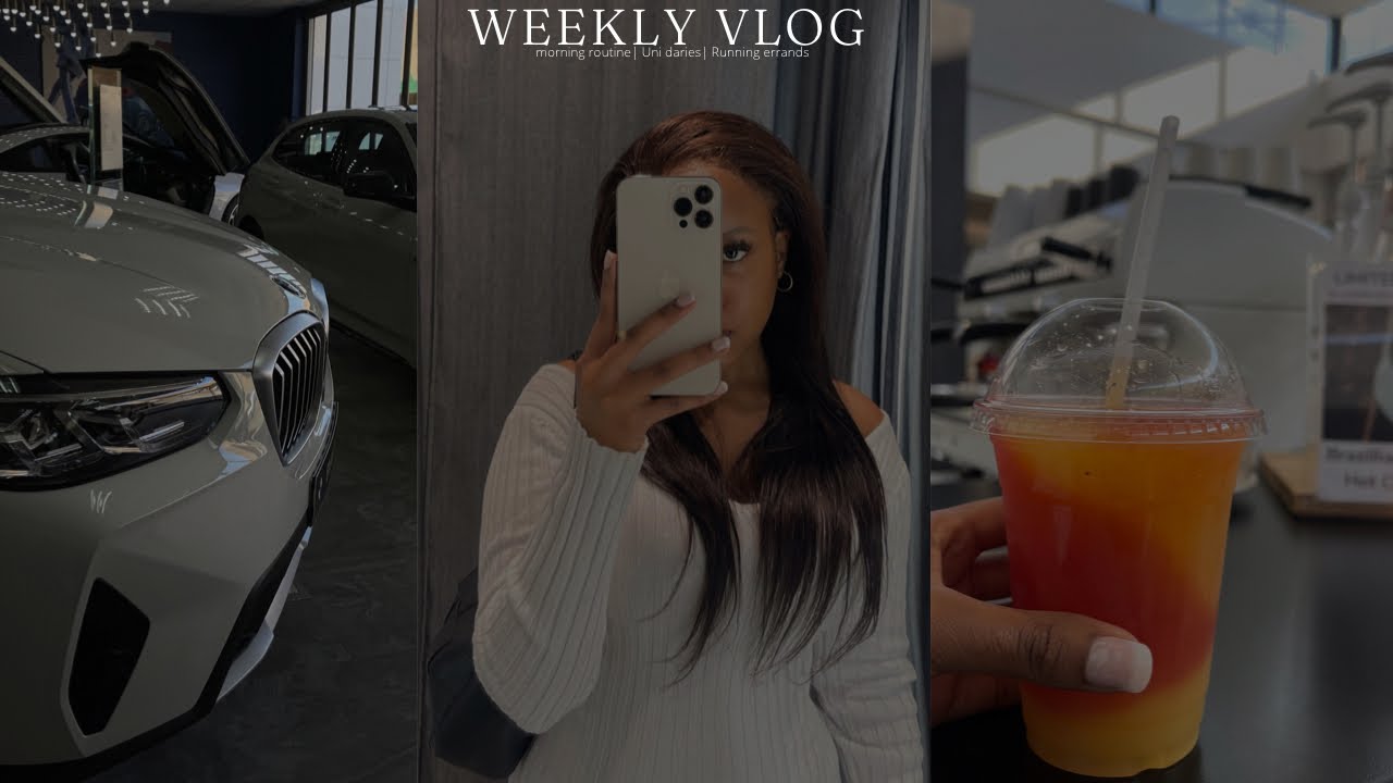 VLOG: UNI DARIES+ MORNING ROUTINE+ SKINCARE+ RUNNING ERRANDS & MORE| SOUTH AFRICAN YOUTUBER