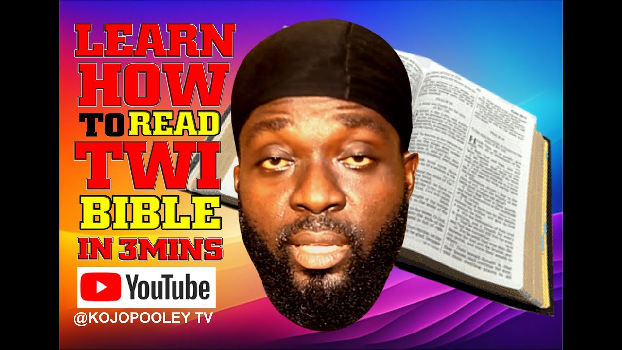 LEARN HOW TO READ TWI BIBLE IN 3MINS - EPISODE 1