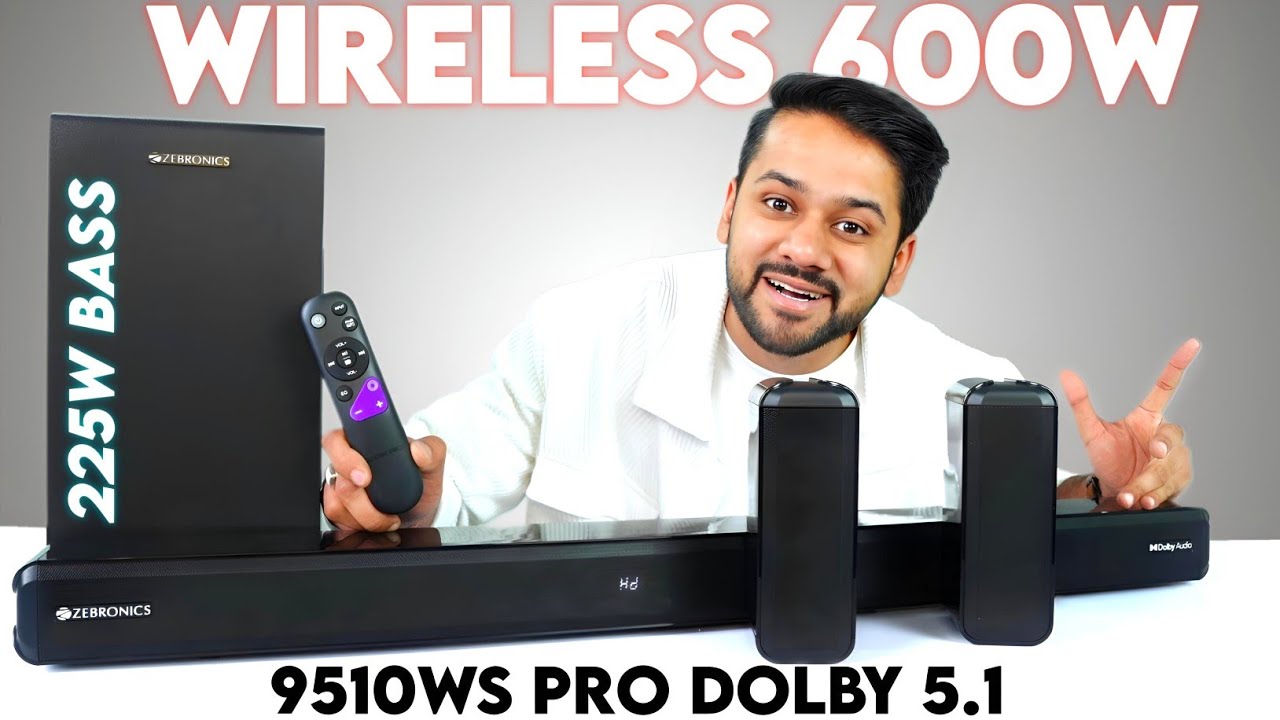 Zebronics 9510WS Pro Dolby 5.1 Soundbar Review | Best Soundbar Under 15000