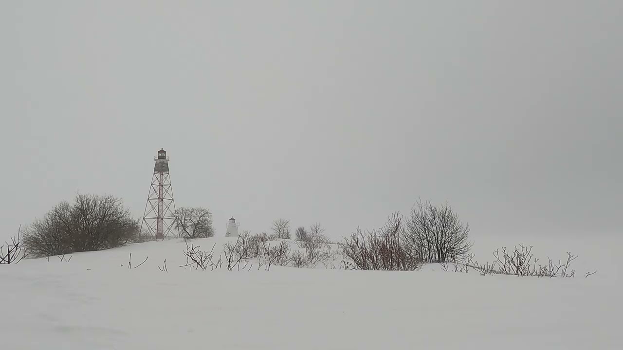 A Lighthouse Against the Winter's Fury