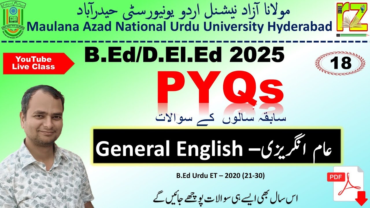 19, Teaching Aptitude, MANUU PYQs-2021 #B.Ed #D.El.Ed #Admission #Urdu #MANUU #RizwanZahir #Hyd