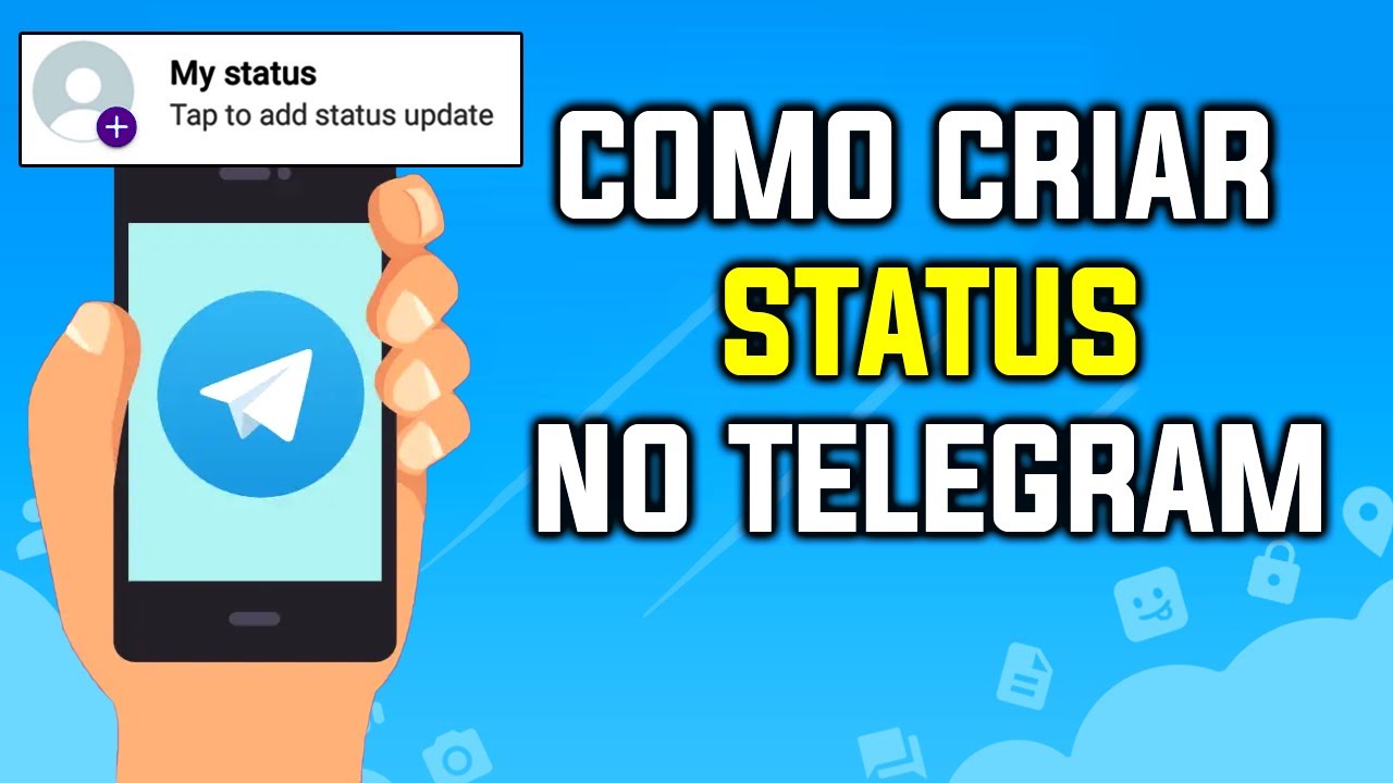 Como Criar Status no Telegram? | Passo a Passo | R&aacute;pido e F&aacute;cil