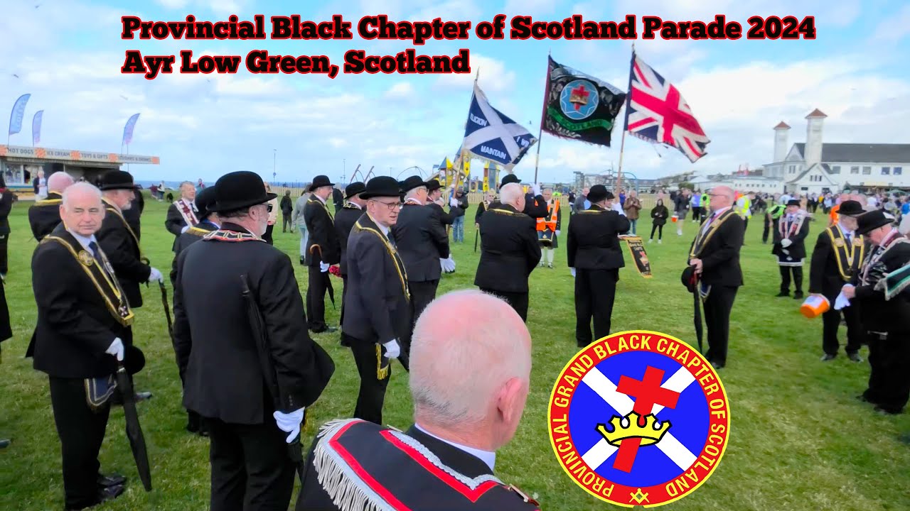 Provincial Black Chapter of Scotland Parade 2024 - Full Parade