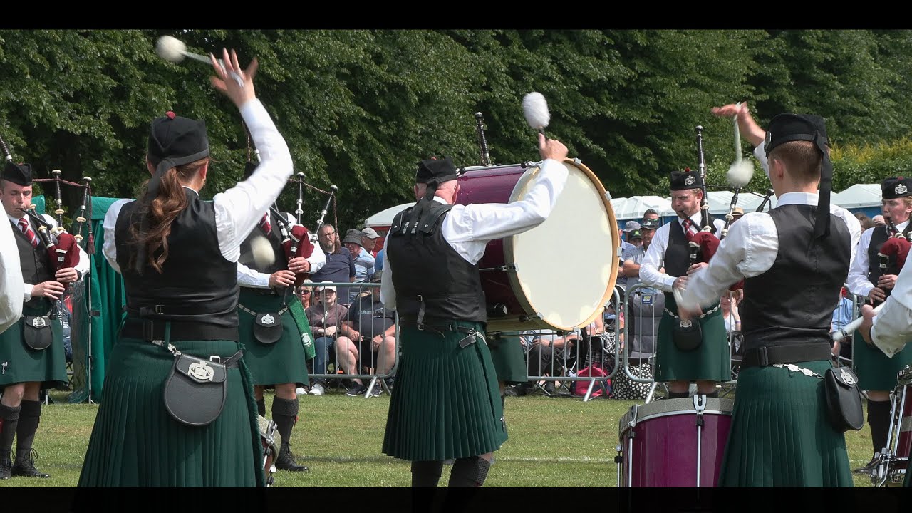 St Laurence O'Toole's Big Yin medley at the 2023 UK Pipe Band Championships Grade One competition