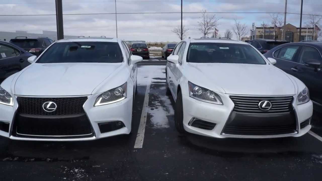 2014 Lexus LS 460 differences between models LS460 F Sport see the differences