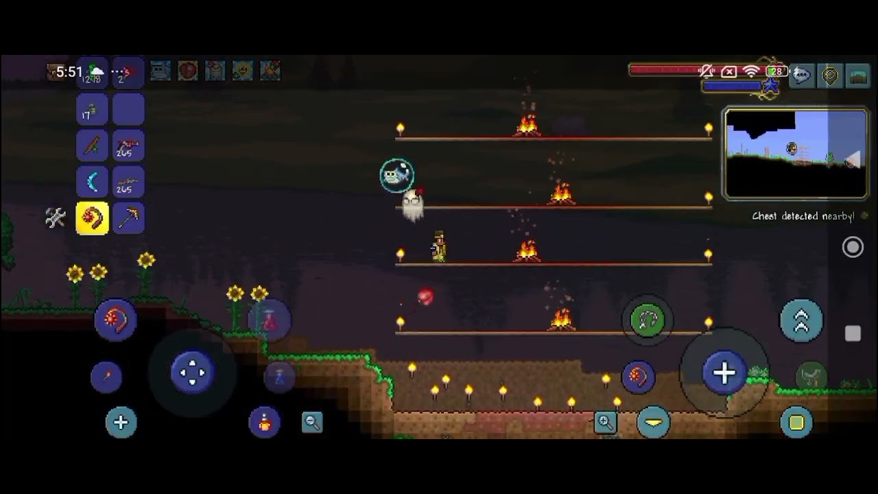 My first terraria video, Moon Lord's eye