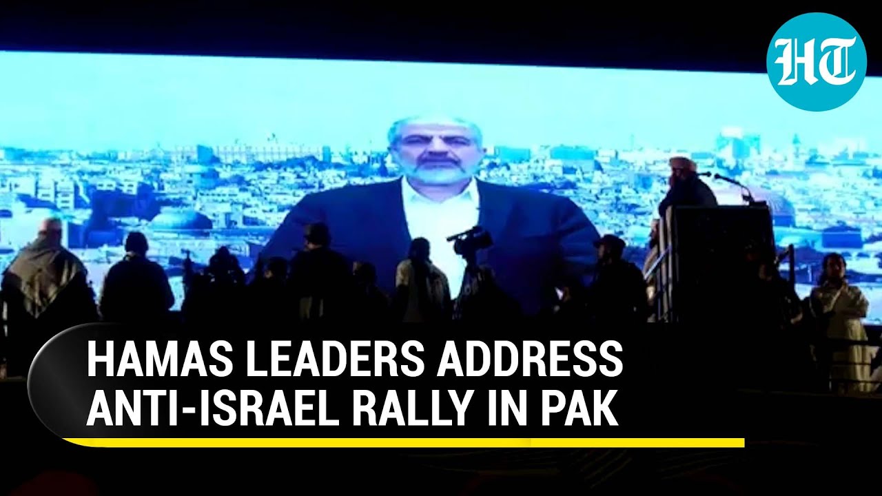 'Ready For Jihad': Wanted Hamas Leader Addresses Rally In Pak Amid Israel-Palestine War | Watch