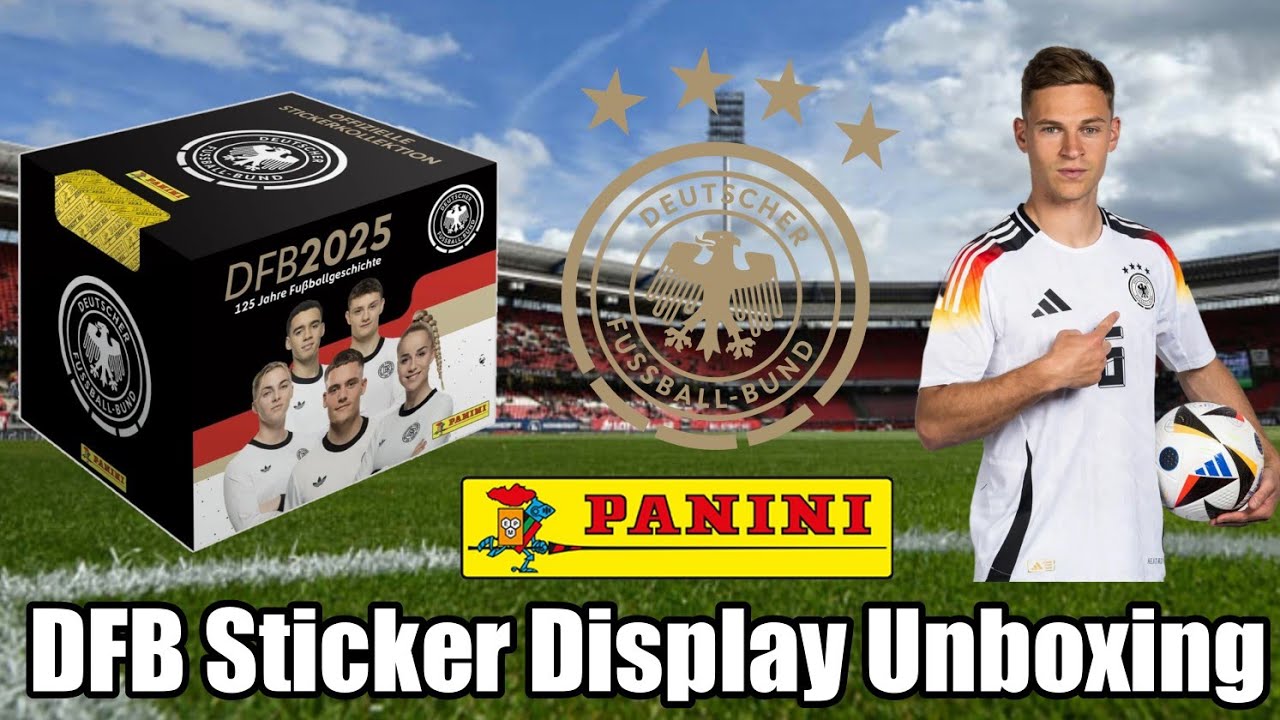 Komplette Box (50 Packs)😱|DFB 2025 125 Jahre Fußballgeschichte Stickerkollektion Display Unboxing!🥰