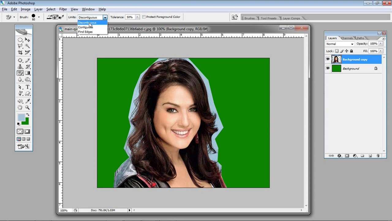 Hair cut ka Aasan Tarika photoshop 7.0 and Cs series hindi and urdu