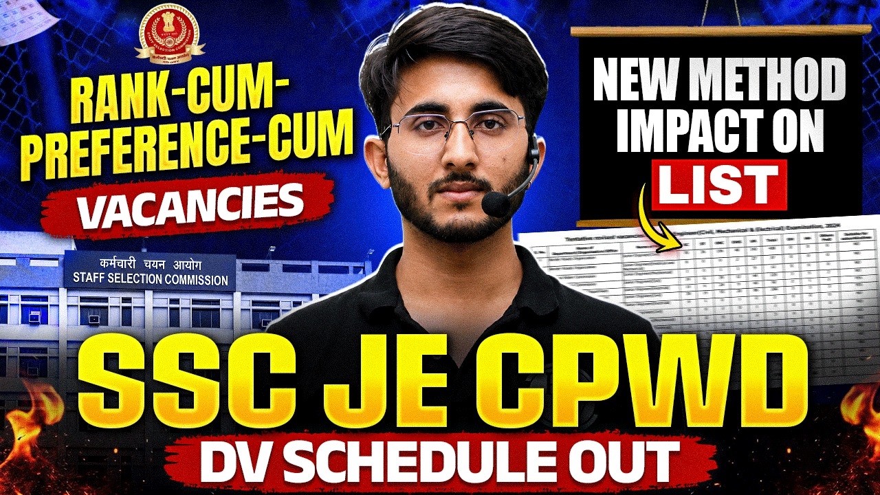SSC JE CPWD Document Verification Date Out | New Method & Impact on Final List
