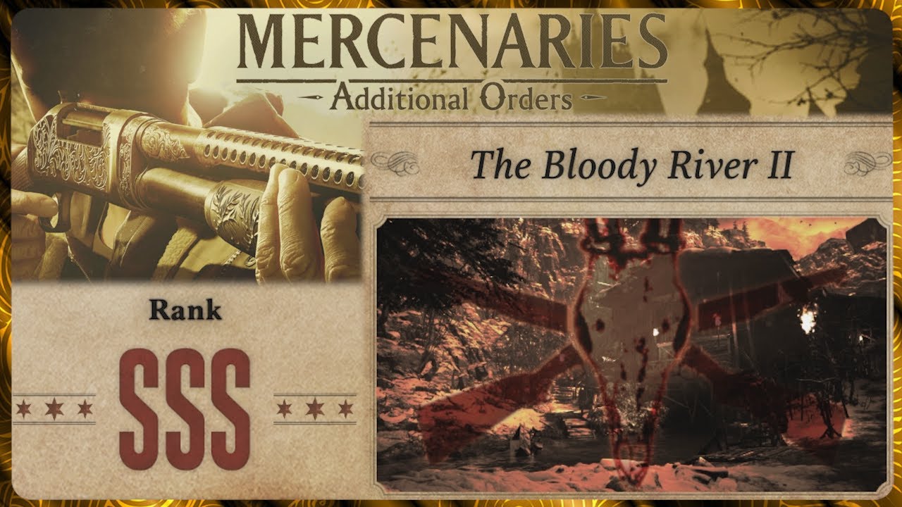 SSS on the Hardest Level w/ Commentary | The Bloody River 2 on Hard Mode as Ethan | RE8 Mercenaries