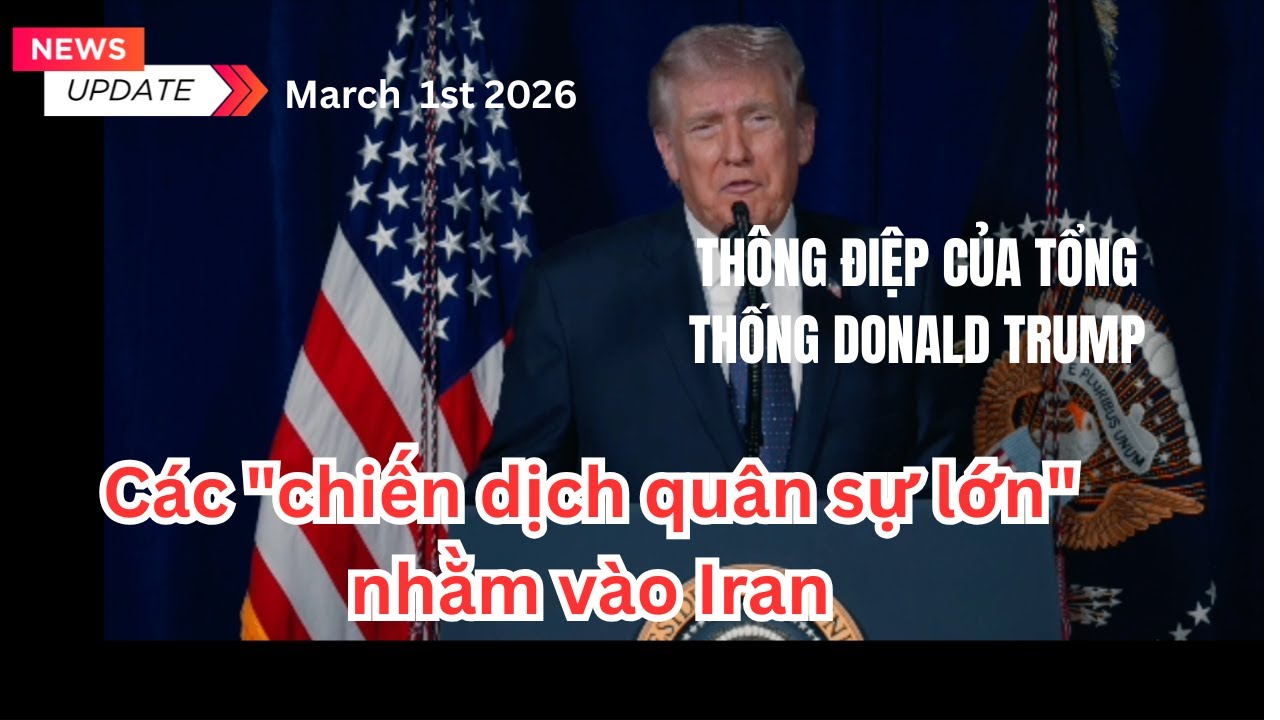 Nóng: Ông Trump thông báo về việc bắt đầu các 