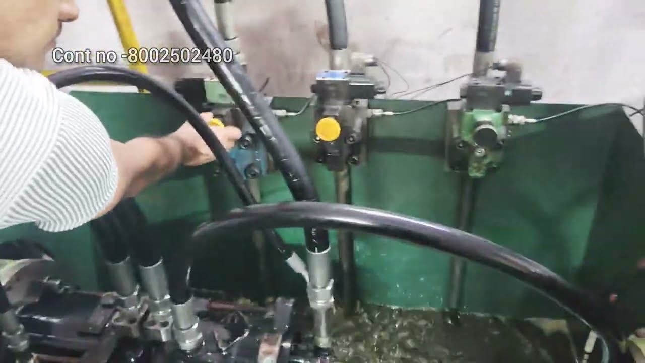 #Kawasaki #kpmk3v112 #rexroth #exavator hydraulic pump testing #hydraulic #machine #mechanic 