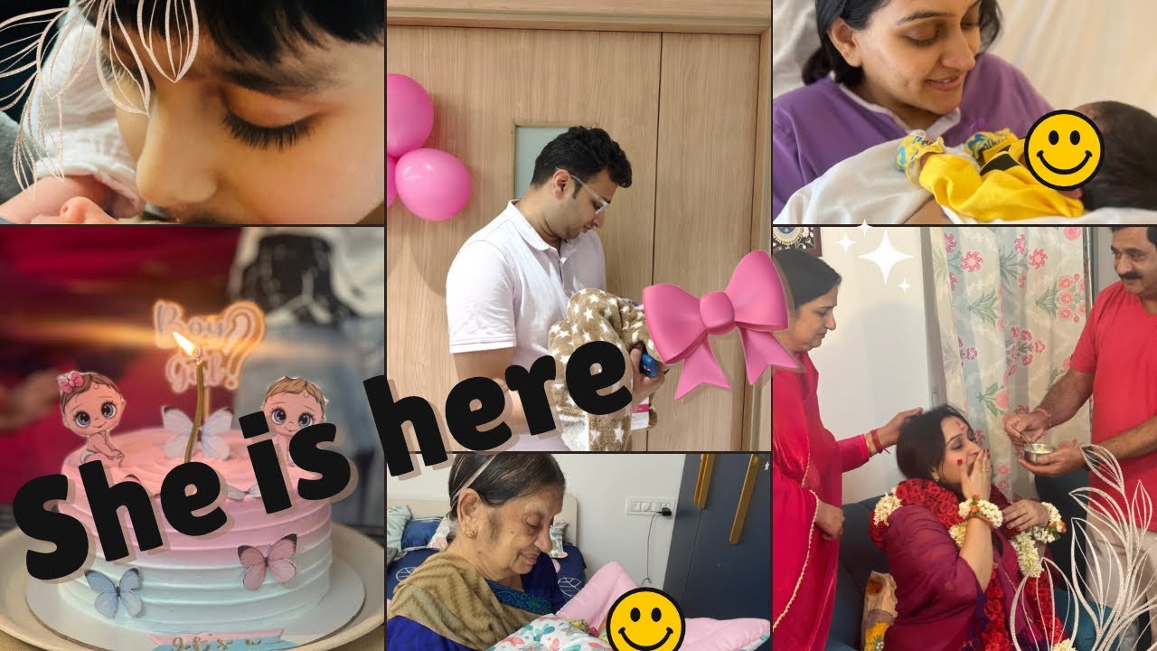 Welcoming Our Baby Girl ￼|Delivery Vlog+Baby Shower |Family Emotions ❤️