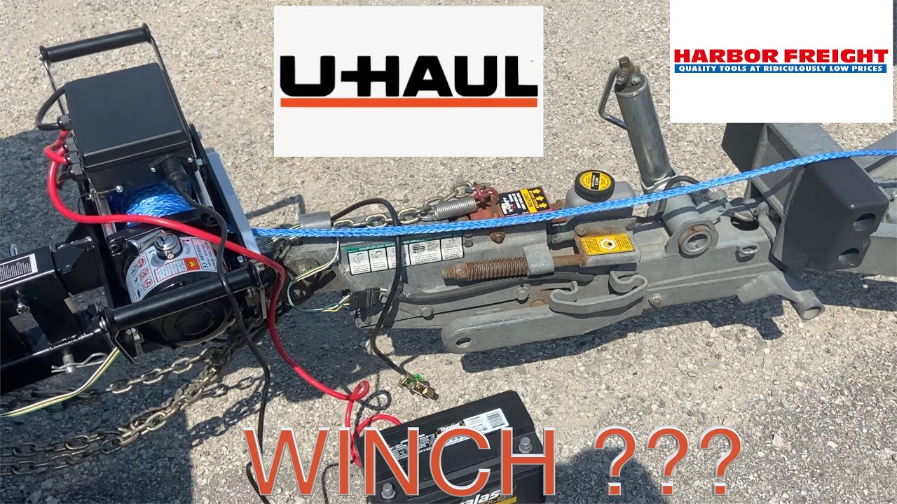 Как установить лебедку на автомобильный прицеп U-Haul