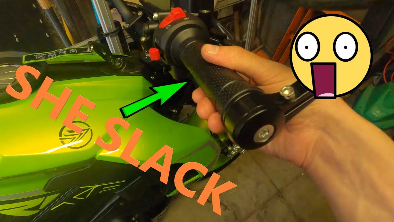 How I Adjusted My Throttle Cable | RKF125