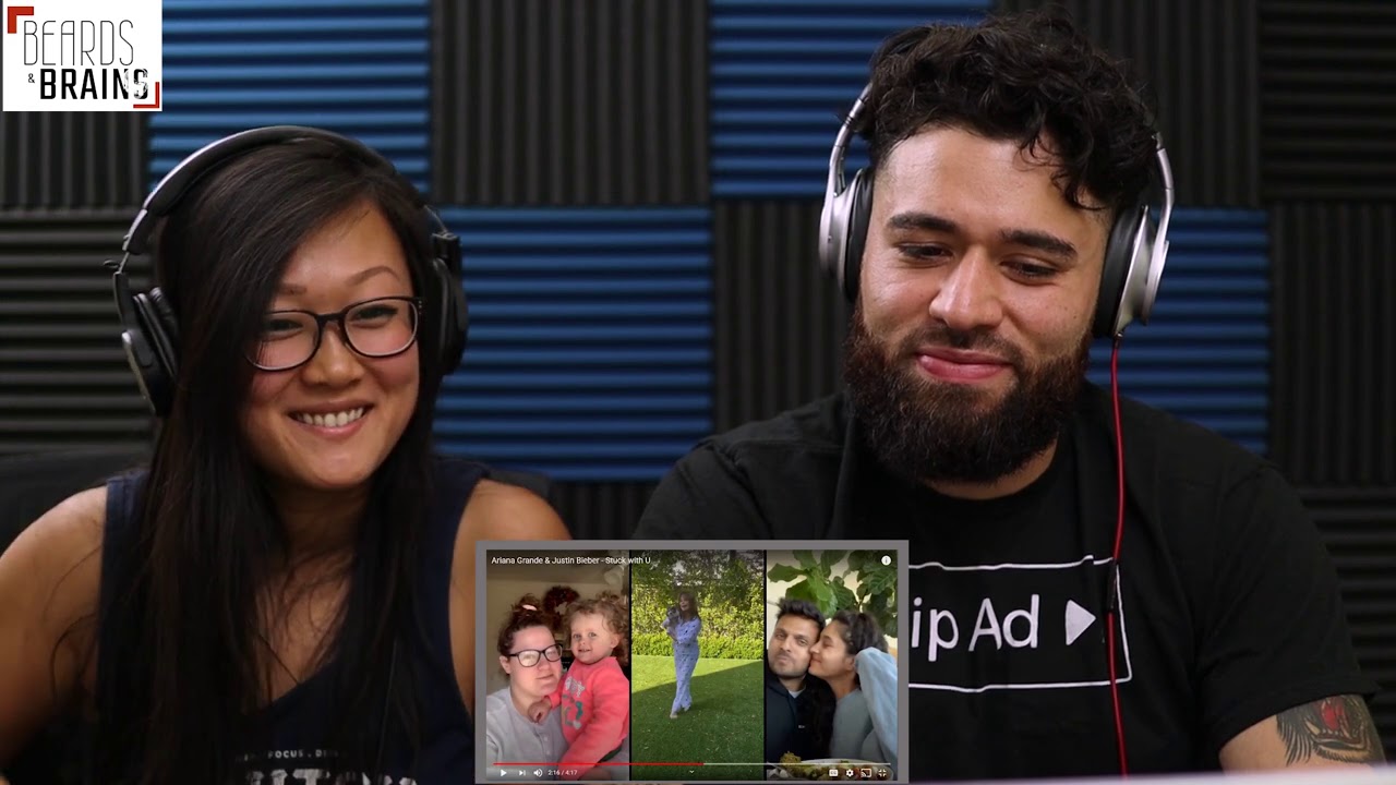 Ariana Grande & Justin Bieber - Stuck with U - Music Reaction