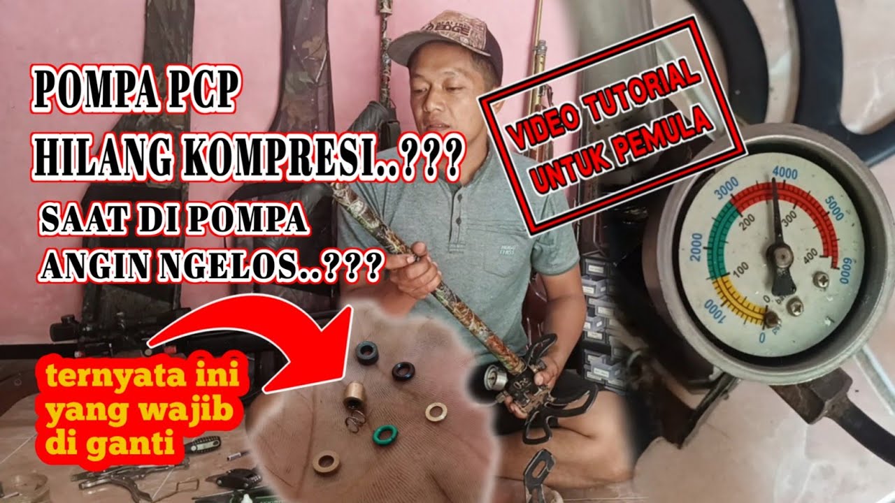Cara Mengatasi Pompa PCP Yang Ngelos/Tidak Menghasilkan Tekanan Angin Saat Di Pompa