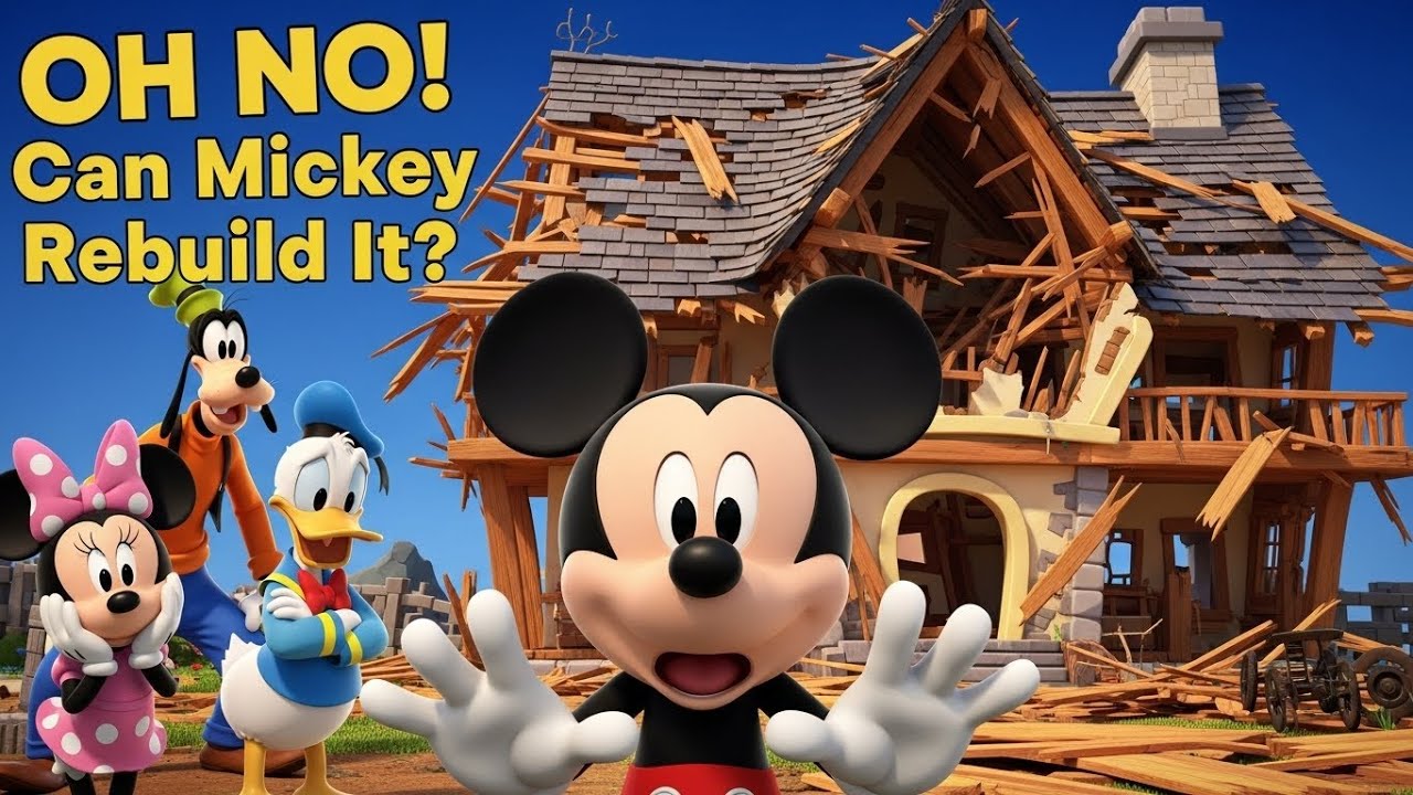 😱 OH NO! The Clubhouse Has Gone… Can Mickey Rebuild It?