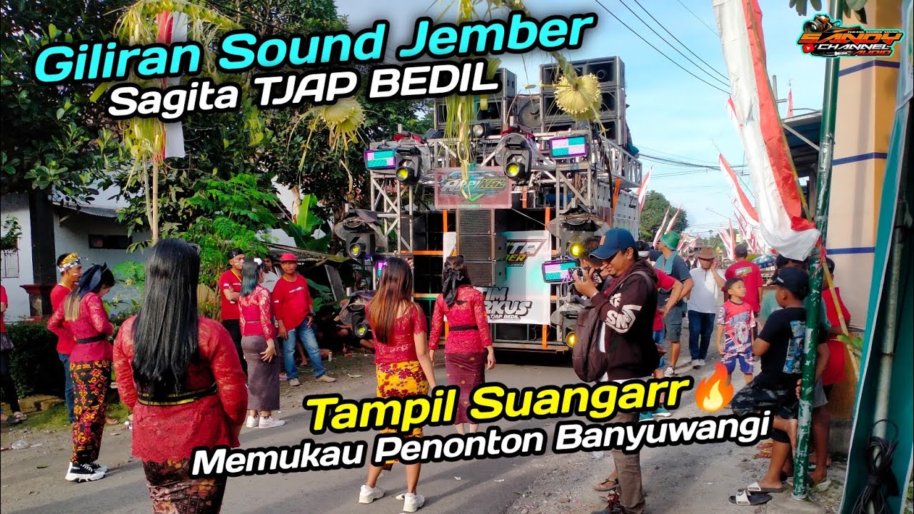 Suangarr🔥 Perwakilan Sound Jember Sagita Audio Tampil Memukau Di Karnaval Tegalsari Banyuwangi