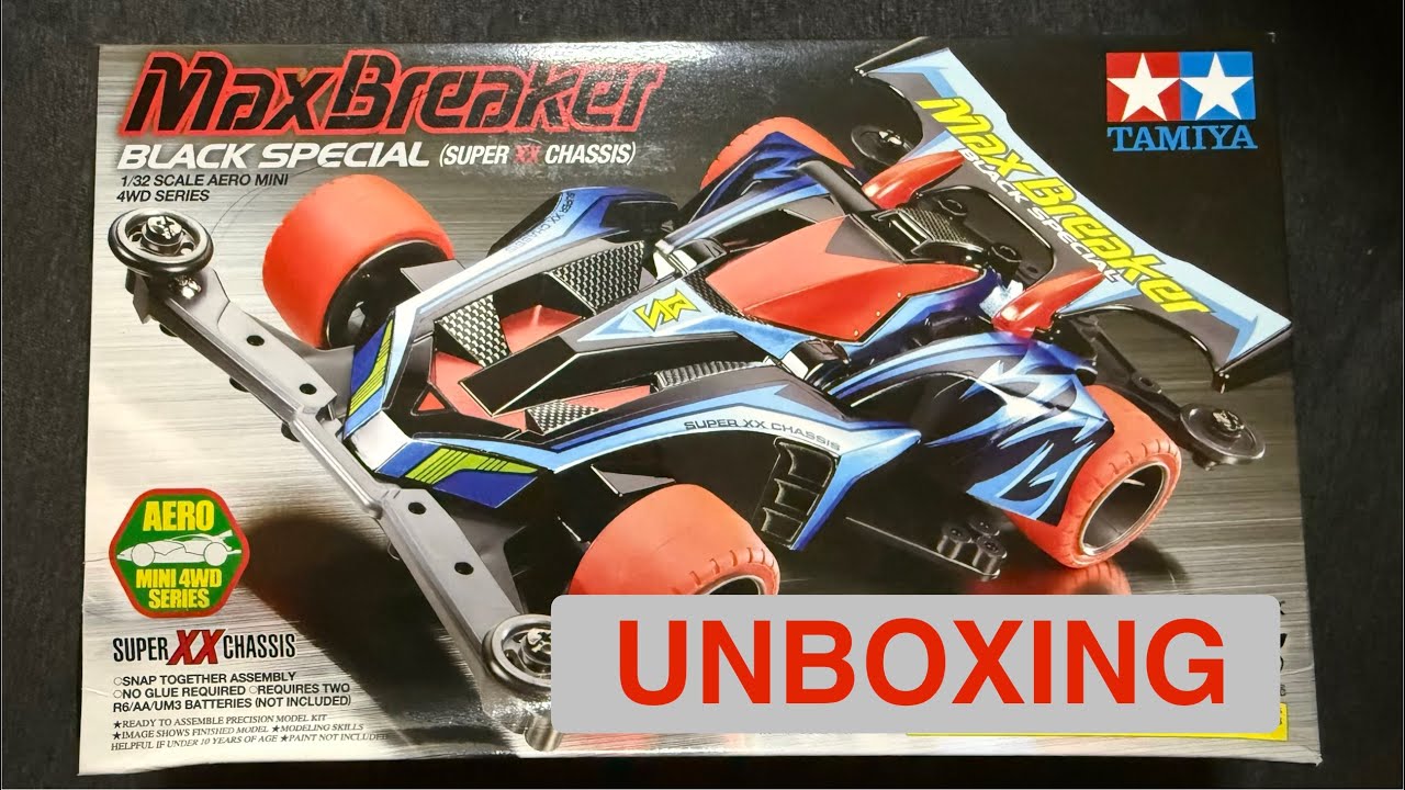[Unboxing] Tamiya - Max Breaker Black Special - Item# 19618 | N1- HOBBY