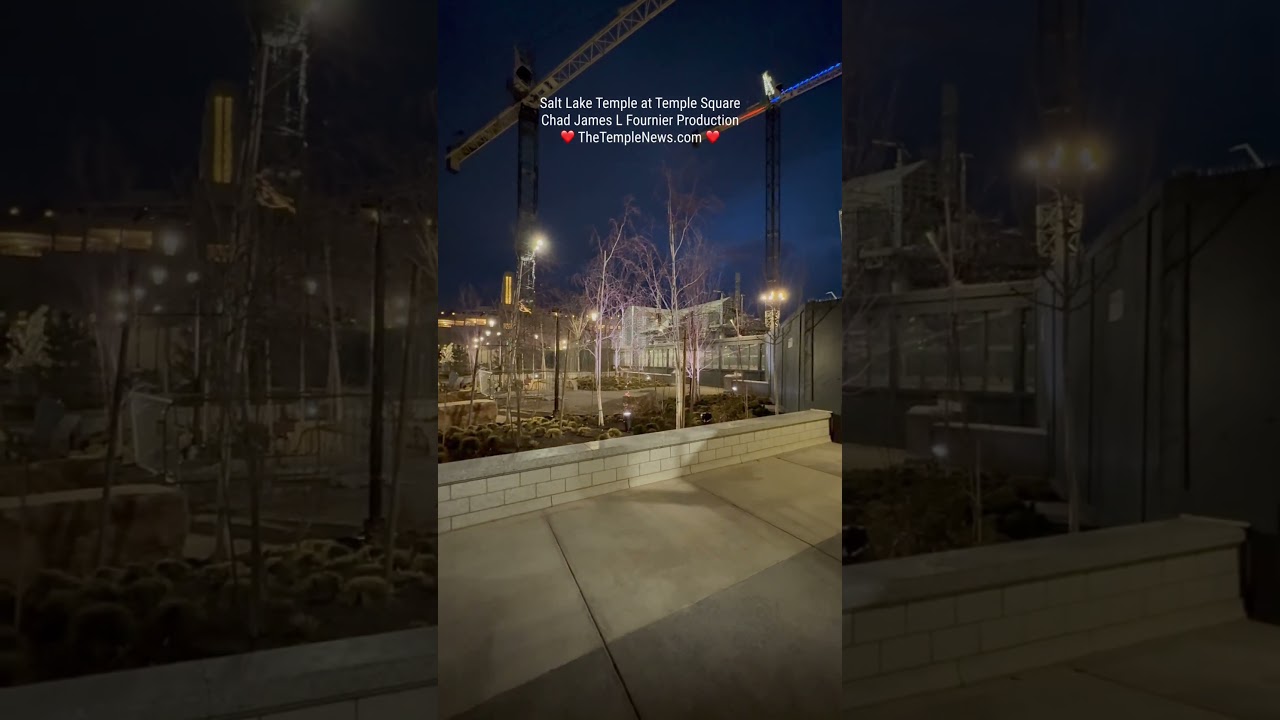 Construction Updates of the Renovation of Temple Square.  TheTempleNews.com 