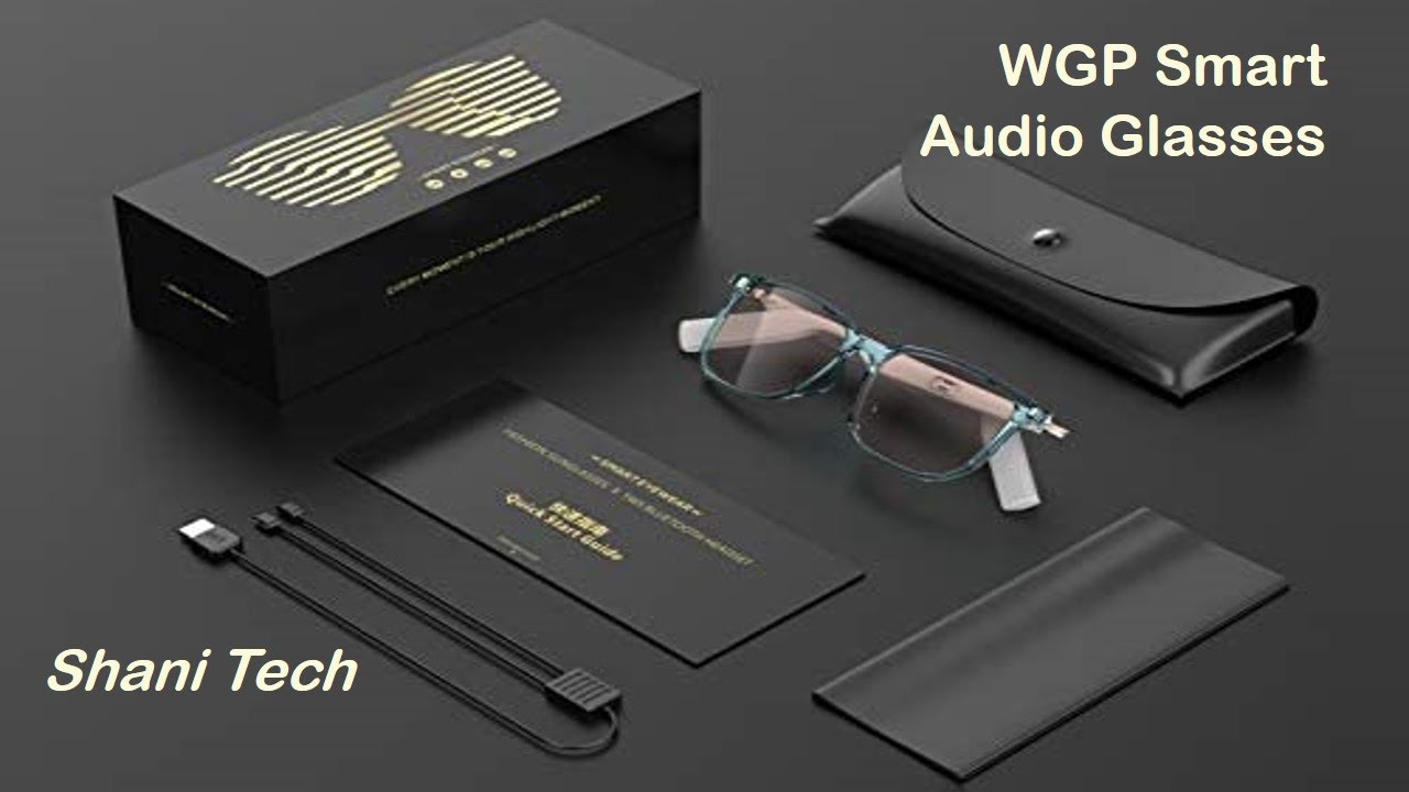 WGP Smart Audio Glasses | Anti-Blue Light Lens | Bluetooth Speaker | Shani Tech #shorts