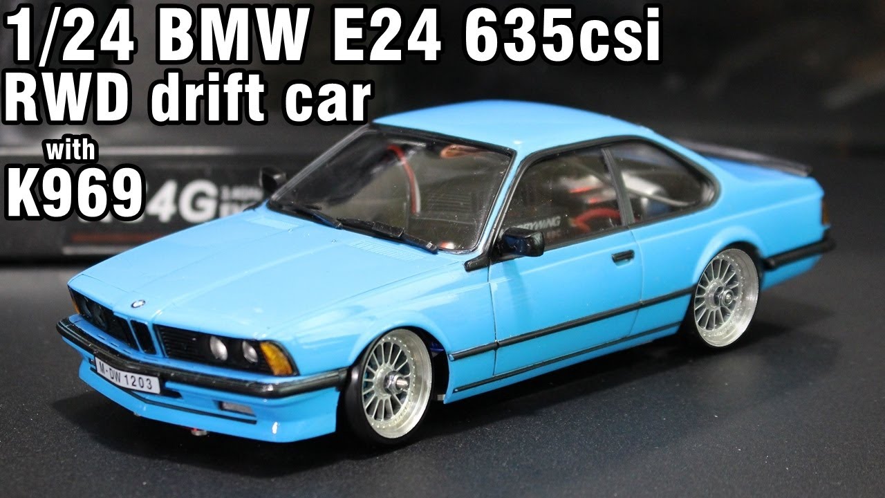1/24 BMW E24 635csi RWD drift car build (full story. 1/24  후륜 드리프트카 제작기 풀버전)