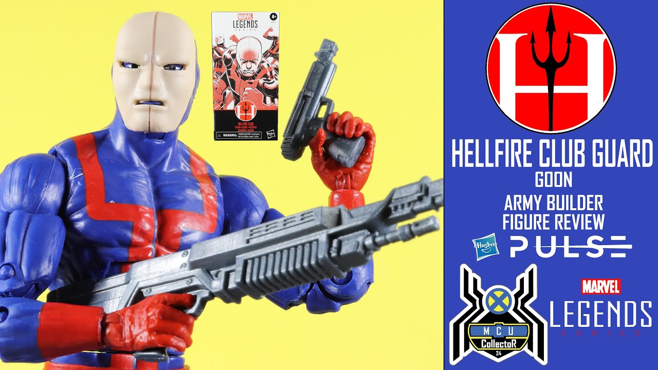 Marvel Legends HELLFIRE CLUB GUARD Goons Army Builder Pulse Exclusive Figure Review