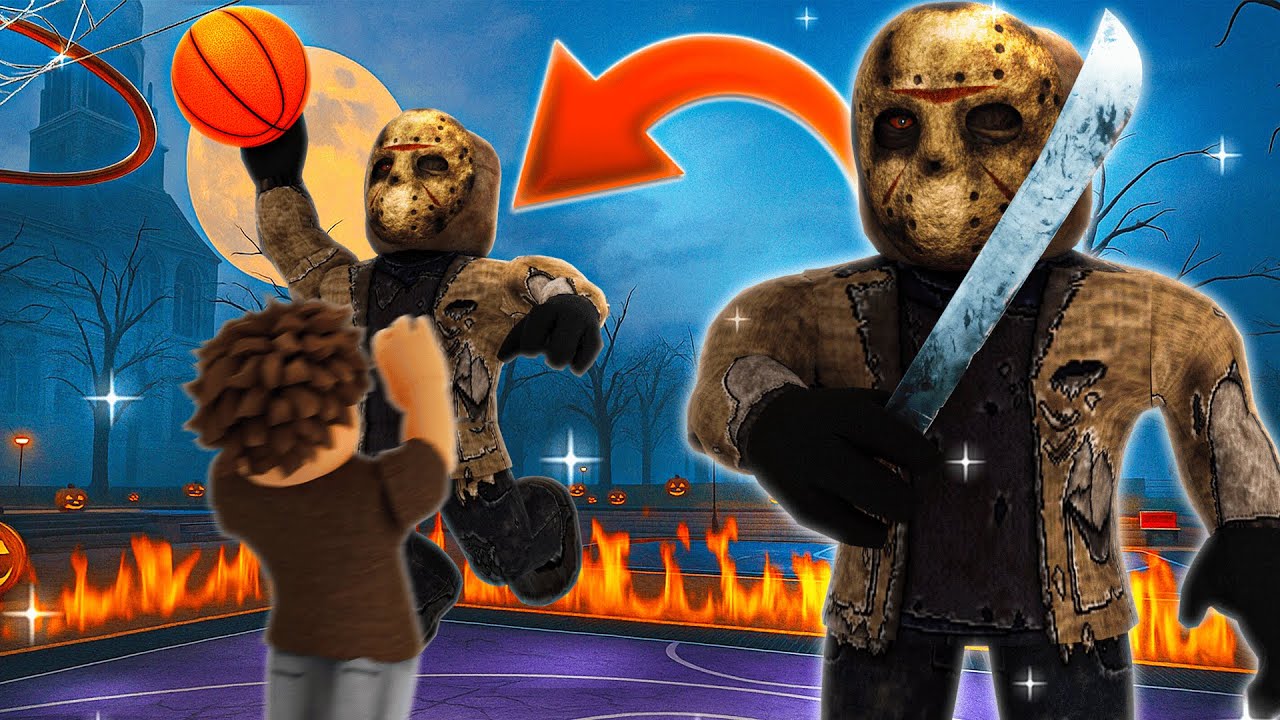 Я стал Джейсоном Вурхизом и заставил ВСЕХ выйти из себя в Roblox Arcade Basketball!