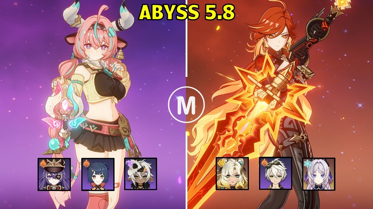 C0 Varesa Overload & C2 Mavuika Melt - Spiral Abyss 5.8 Floor 12 9 stars Genshin Impact